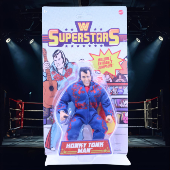 WWE Superstars Honky Tonk Man Mattel Retro Figur OVP | Hoppla-Stuff